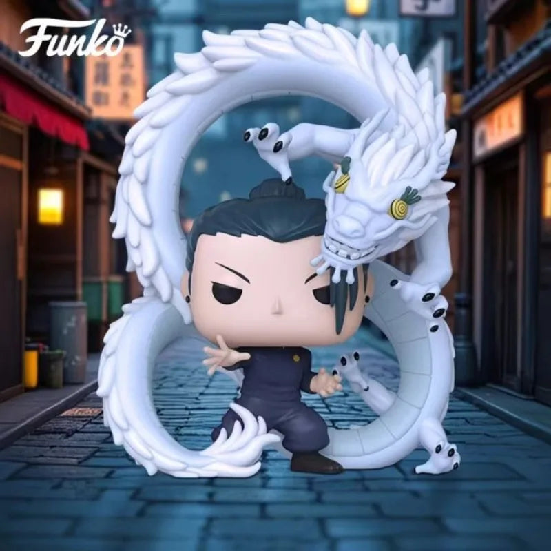 Funko Pop Animation Jujutsu Kaisen Suguru Geto with Curse Dragon Vinyl Figure Collectible Desktop Ornament Gift for Anime Fans