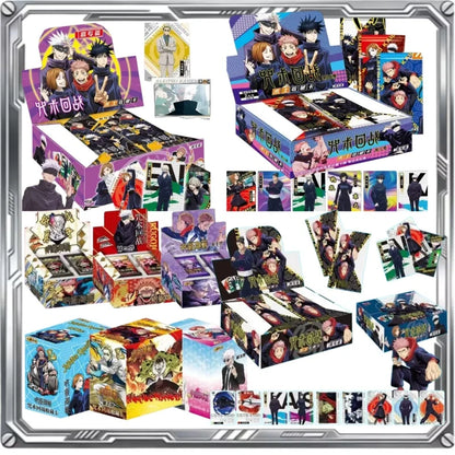Jujutsu Kaisen Anime Character Collection Deluxe Rare Full Set - Gojo Fushiguro Megumi Itadori Card Game Toy Japanese