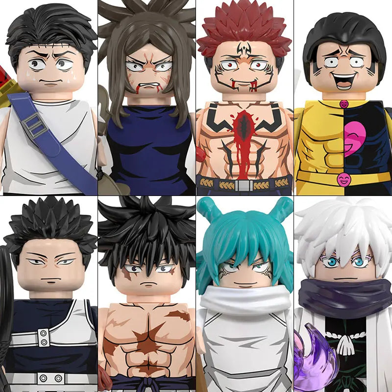 WM6200 Jujutsu Kaisen Building Blocks Itadori Yuji Gojo Satoru Ryomen Mini Action Figure Accessories Christmas Gift for Kids - Jujutsu Kaisen Merch - Free Shipping Buy Now