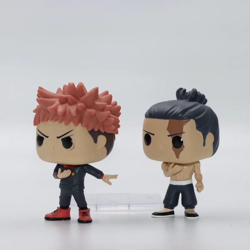 Original Funko Pop Jujutsu Kaisen Anime Figure Yuji Itadori & Aoi Todd Vinyl Figure Figurine Model Toy Gift for Kids