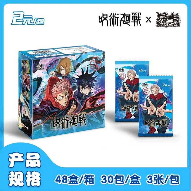 Jujutsu Kaisen Collectible Cards Booster Box, Premium Anime TCG with Yuji, Megumi & Satoru Gojo Characters