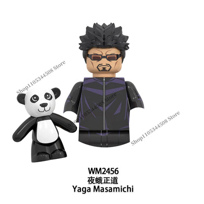 Jujutsu Kaisen MINI Puzzle Brick toys Makora Gojo Satoru Rogo Ryomen Sukuna Kugisaki Nobara Building Blocks Collection Gift