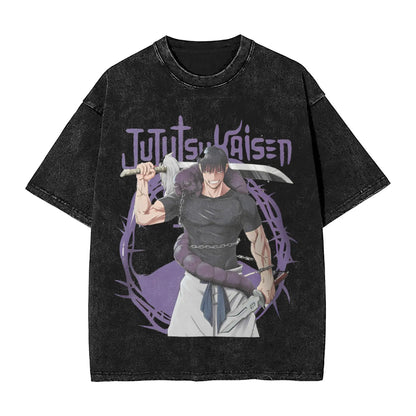 Summer Jujutsu Kaisen Choso girl dinner anime  Washed T Shirt Merch Oversize T-Shirts  for Men Women Tee - Jujutsu Kaisen Merch - Free Shipping Buy Now