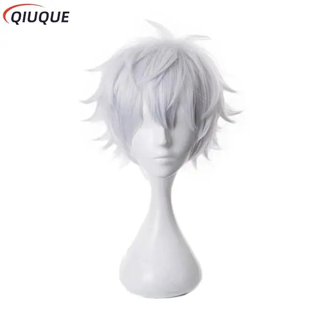 Gojo Satoru Cosplay Costume 110-3XL Black / Blue Eye Patch Wigs Glasses Anime Halloween Party Men Kids Uniforms - Jujutsu Kaisen Merch - Free Shipping Buy Now