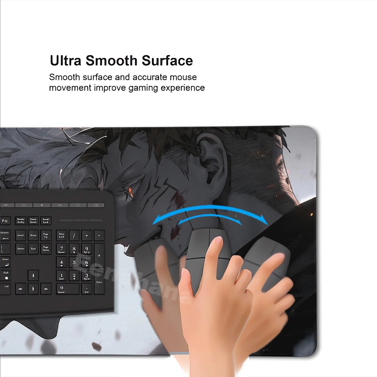 Hot Anime Jujutsu Kaisen Large 40x90CM Mouse Pad XXL Ryomen Sukuna MousePad handsome Computer Gaming laptop Accessories Desk Mat