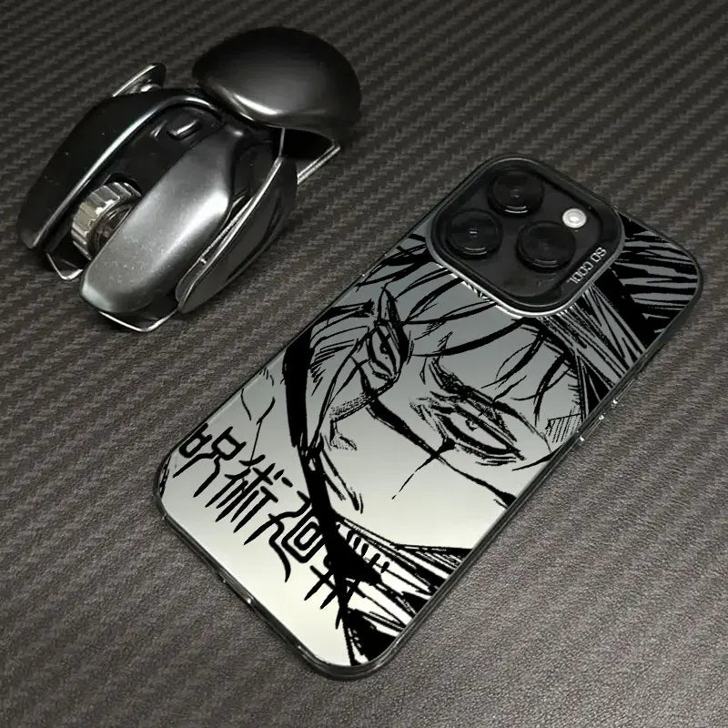 Coque Anime pour Apple iPhone 16e 16 14 15 13 11 Pro Max Jujutsu Kaisen Choso ART Case 15 Plus 12 Mini 16e antichoc