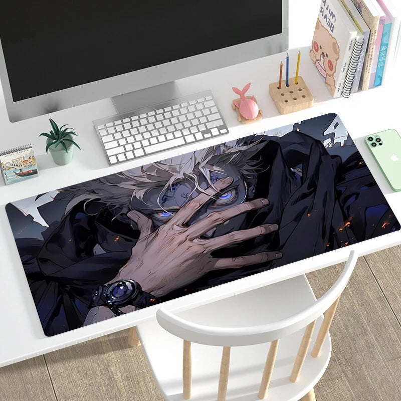Mouse Pad Gamer Home HD Large Desk Mats Mouse Mat MousePads Jujutsu Kaisen Laptop Anti-slip Gamer Natural Rubber Carpet Mice Pad
