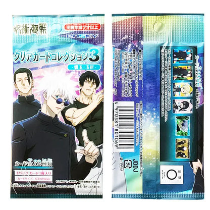 Genuine Japanese Official Jujutsu Kaisen Merch Blind Bag Vol.4 Acrylic Stand Mini Card Pvc Transparent Collection Card Trading