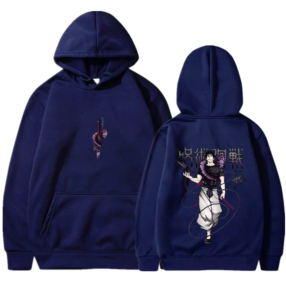 Jujutsu Kaisen Anime Hoodies Women Fushiguro Toji Print Hooded Sweatshirts Hip Hop Streetwear Gothic Pullover Men's Clothing - Jujutsu Kaisen Merch - Free Shipping Buy Now