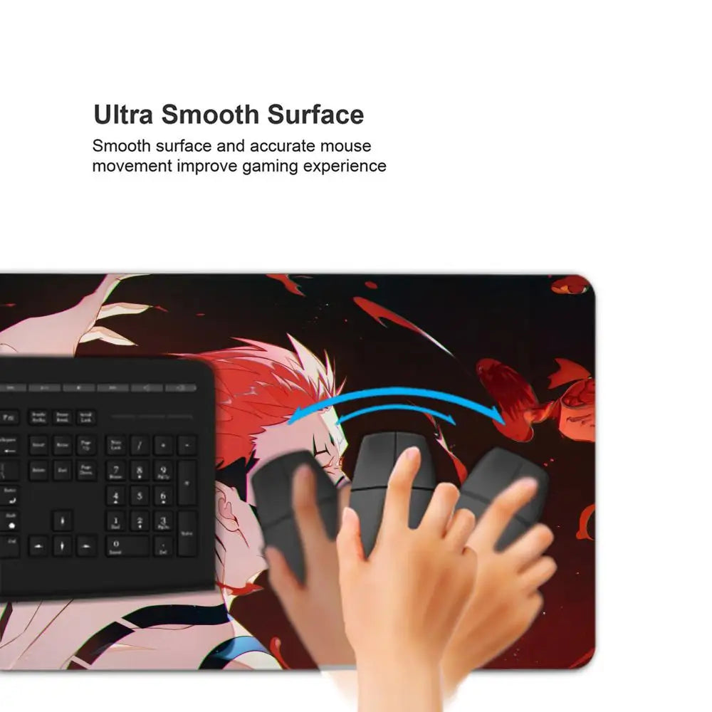 Hot Anime Jujutsu Kaisen Large Mouse Pad Ryomen Sukuna MousePads Computer Gaming Peripheral Accessori