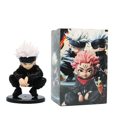 Jujutsu Kaisen Figure Itadori Yuji Gojo Satori Fushiguro Megumi Kugisaki Kawaii Toy Car Decoration PVC Model Gift - Jujutsu Kaisen Merch - Free Shipping Buy Now