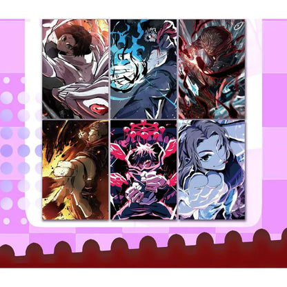 Jujutsu Kaisen Hobby Creative Collection Cards Fantasy Anime Highly Popular Characters Peripheral Card Bricks Kids Trendy Gifts