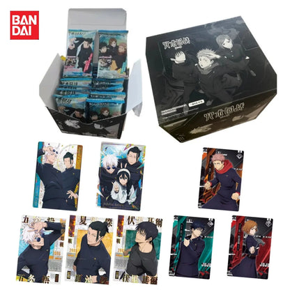 New Jujutsu Kaisen Season 2 Bandai Weihua Card Gojo Satoru Anime Character Games Trendy Play Collection Card Kids Toys and Gifts