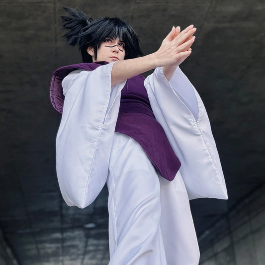 HOLOUN Jujutsu JJK Manga Anime Choso Cosplay Costume Purple Vest Neck Gaiter Belt White Elastic Pants Top Gift - Jujutsu Kaisen Merch - Free Shipping Buy Now