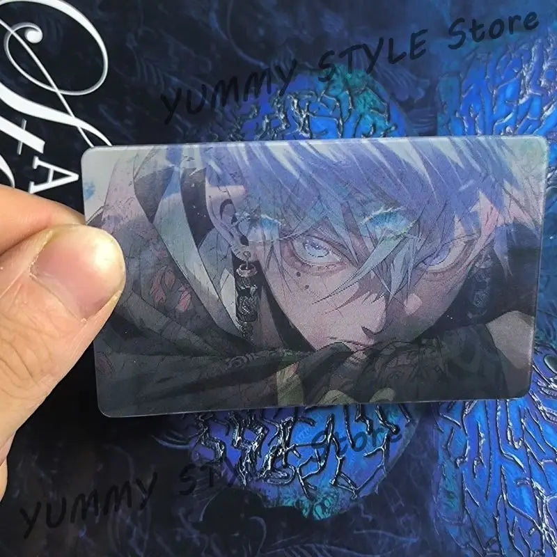  Latest Jujutsu Kaisen Gojo Satoru 3D Lenticular card with 6 Changing Versions Cool Anime Postcards Collectible Merch for Fans