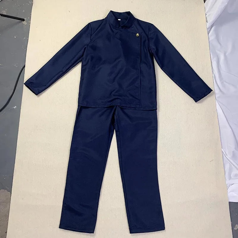 Gojo Satoru Cosplay Costume High School Uniform  Suit Halloween Costume Men Adult Gojo Satoru Full Set - Jujutsu Kaisen Merch - Free Shipping Buy Now