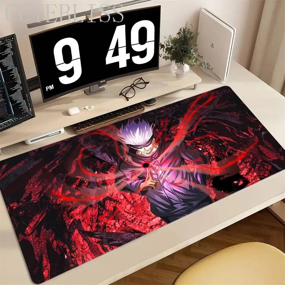 Hot Anime Jujutsu Kaisen Large Mouse Pad Ryomen Sukuna MousePads Computer Gaming Peripheral Accessories Desk Mat XXL 40x90CM