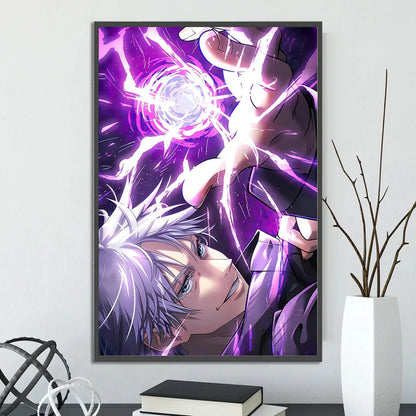 Jujutsu Kaisen Gojo Satoru Self-adhesive Poster Figures Home Decoration Anime Wallpaper Painting Wall Art Bedroom Cartoons Decor