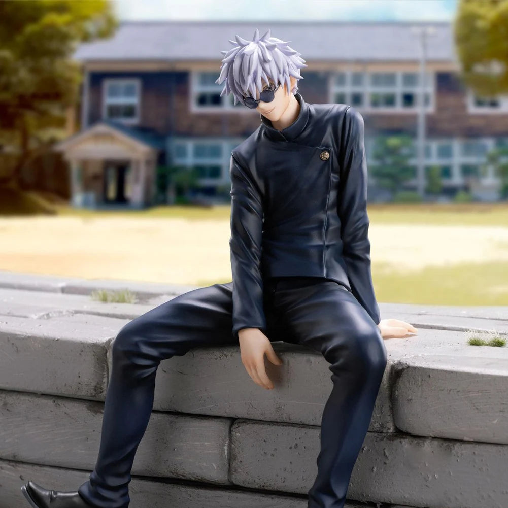 14cm JJK Anime Figure gojo Sitting Posture Action Figure Geto Suguru Figurine PVC Adult Collection Model Toys Decoration Gifts - Jujutsu Kaisen Merch - Free Shipping Buy Now