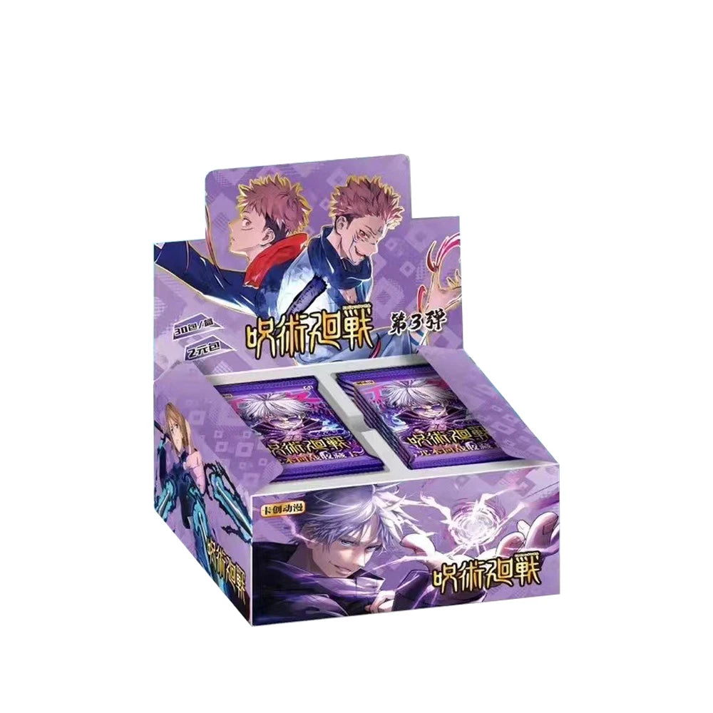 Vente en gros de la plus récente carte de collection Jujutsu Kaisen 1m01, boîte de booster d'anime japonais Doujin, jouets et loisirs pour enfants, cadeau