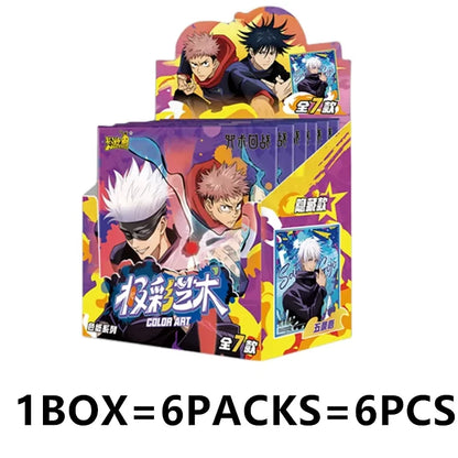 Genuine Jujutsu Kaisen Card Warlock Cards Gojo Satoru Fushiguro Megumi Itadori Yuji Cards Anime Peripheral Collection Cards Toy