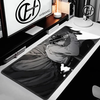 Anime Purple Mouse Pad HD XXL Yuta Okkotsu Gaming Keyboard Rug Laptop Jujutsu Kaisen Mousepad PC Gamer Cabinet Extended Desk Mat