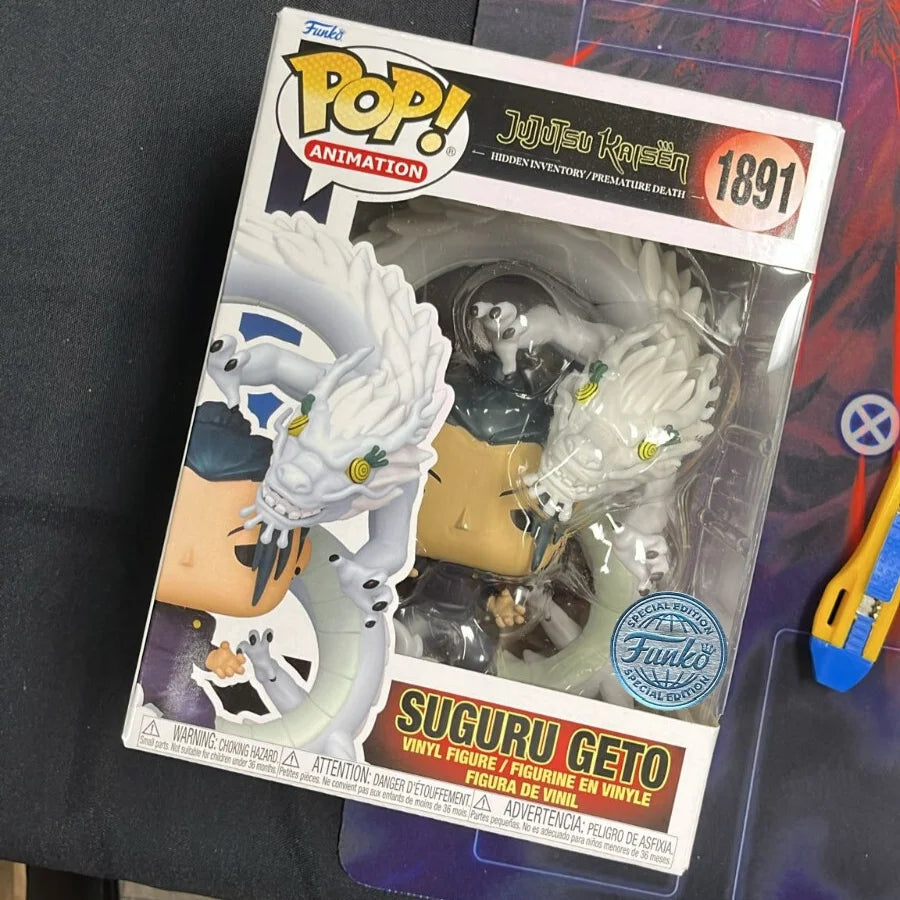 Suguru Geto(with Rainbow Dragon)#1891 Figure Jujutsu Kaisen Funko Pop Official Genuine Limited Edition Statue Fans Toy Gift