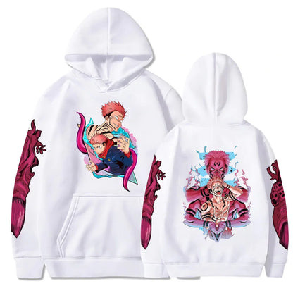 Autumn and winter comfortable and soft hot blood adventure anime Jujutsu Kaisen print men's casual fashion street hoodie - Jujutsu Kaisen Merch - Free Shipping Buy Now