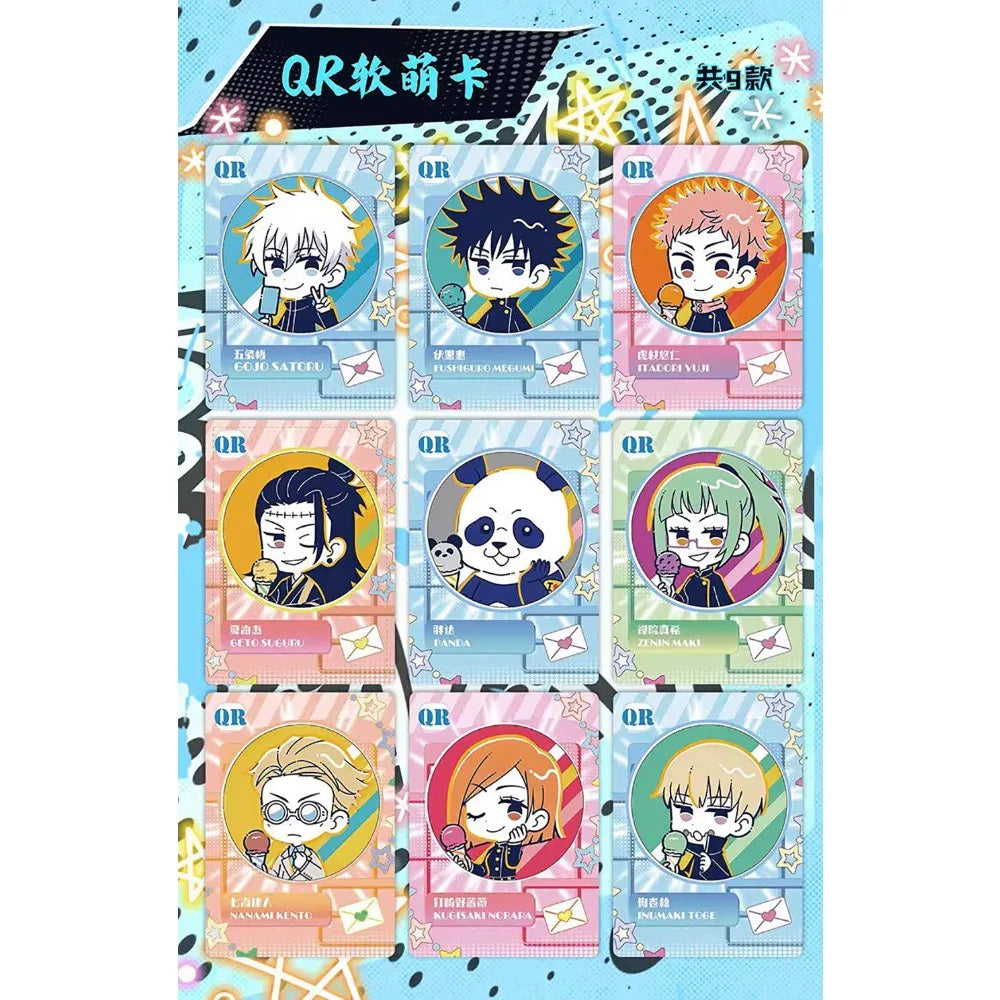 Jujutsu Kaisen Anime Trading Cards Booster Box - Star Card Official Collectible Cards with Rare SSP SP SSR Holo Foil Character