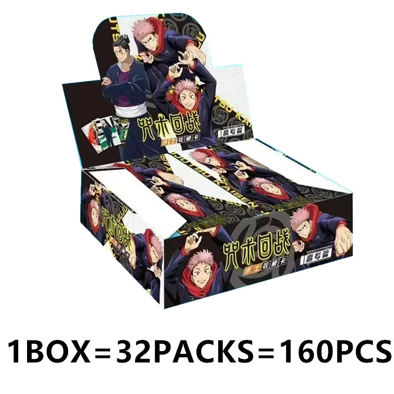 Genuine Jujutsu Kaisen Card Warlock Cards Gojo Satoru Fushiguro Megumi Itadori Yuji Cards Anime Peripheral Collection Cards Toy