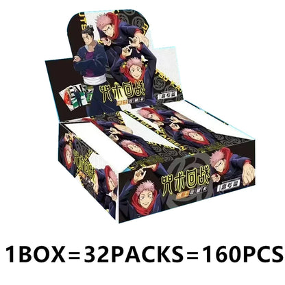 Genuine Jujutsu Kaisen Card Warlock Cards Gojo Satoru Fushiguro Megumi Itadori Yuji Cards Anime Peripheral Collection Cards Toy