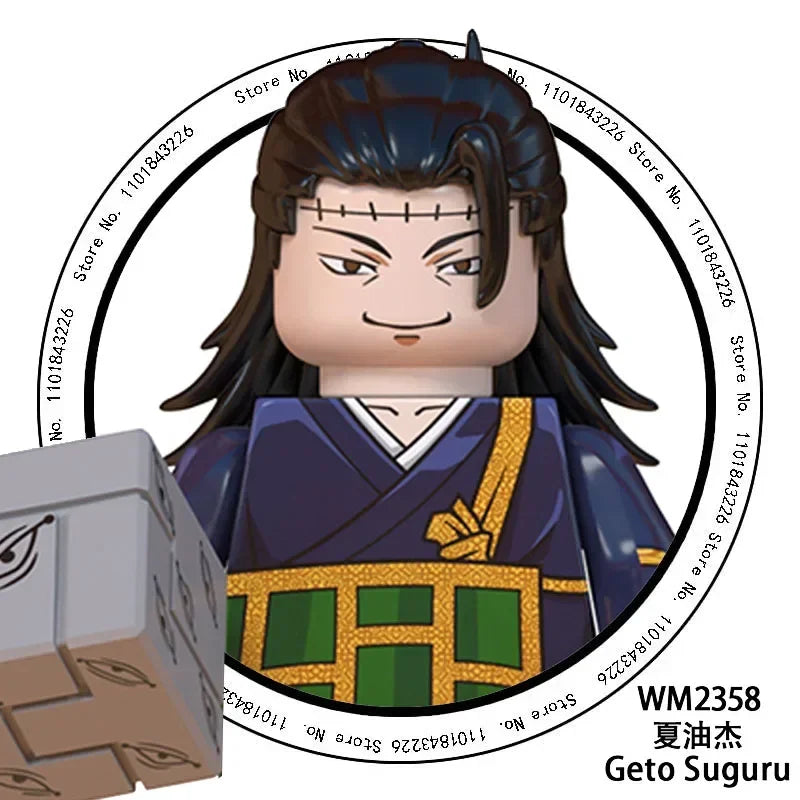 Jujutsu Kaisen Bleach Building Blocks Itadori Yuji Gojo Satoru Ryomen Sukuna Mini Action Figure Accessories Christmas Gifts