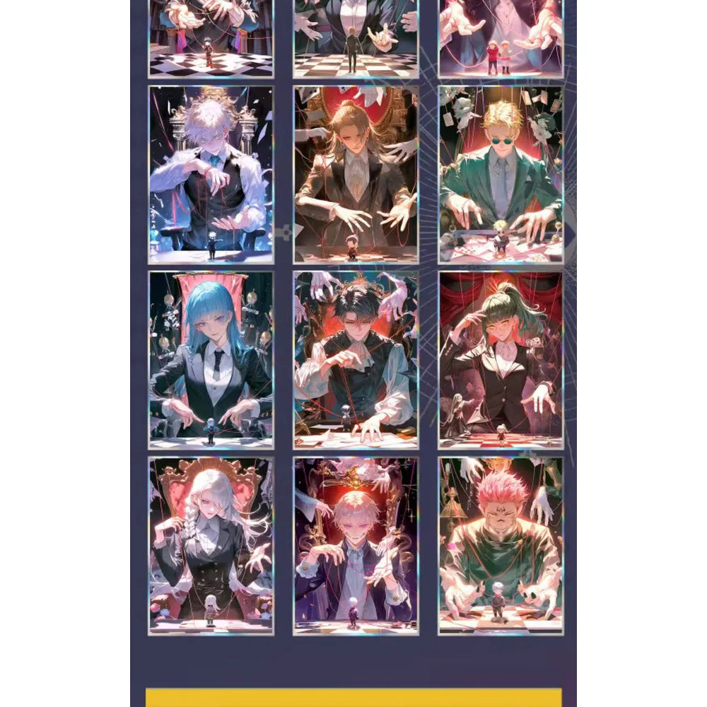 Vente en gros Fanxing Club Jujutsu Kaisen Collection Cartes Anime Japonais Booster Box Tcg Carte Jouet Loisirs Cadeaux