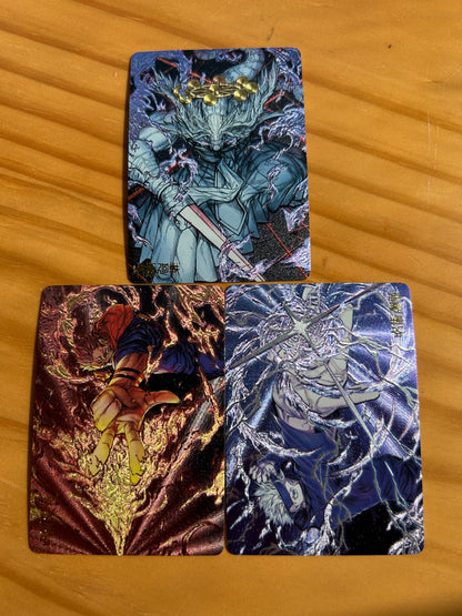DIY CARDS Jujutsu Kaisen Ryomen Sukuna Itadori Yuji Satoru Gojo Christmas birthday gift collectible card foil stamping signature
