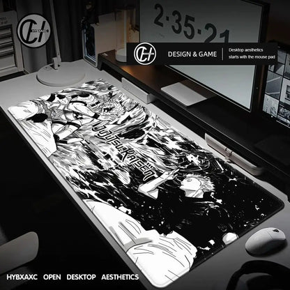 Jujutsu Kaisen Satoru Gojo Mousepad HD Printing Computer Gamers Locking Edge Non-slip Mouse Pad XXL 90x40cm Keyboard PC Deskmat