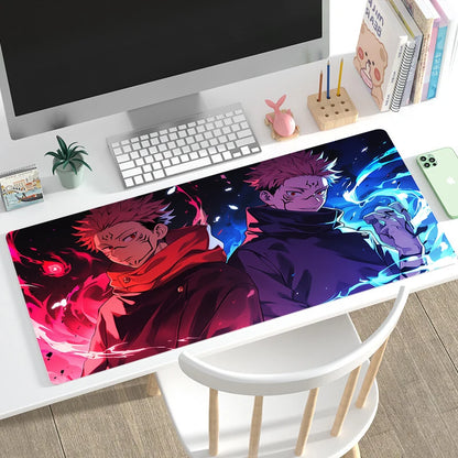 Mouse Pad Gamer Home HD Large Desk Mats Mouse Mat MousePads Jujutsu Kaisen Laptop Anti-slip Gamer Natural Rubber Carpet Mice Pad