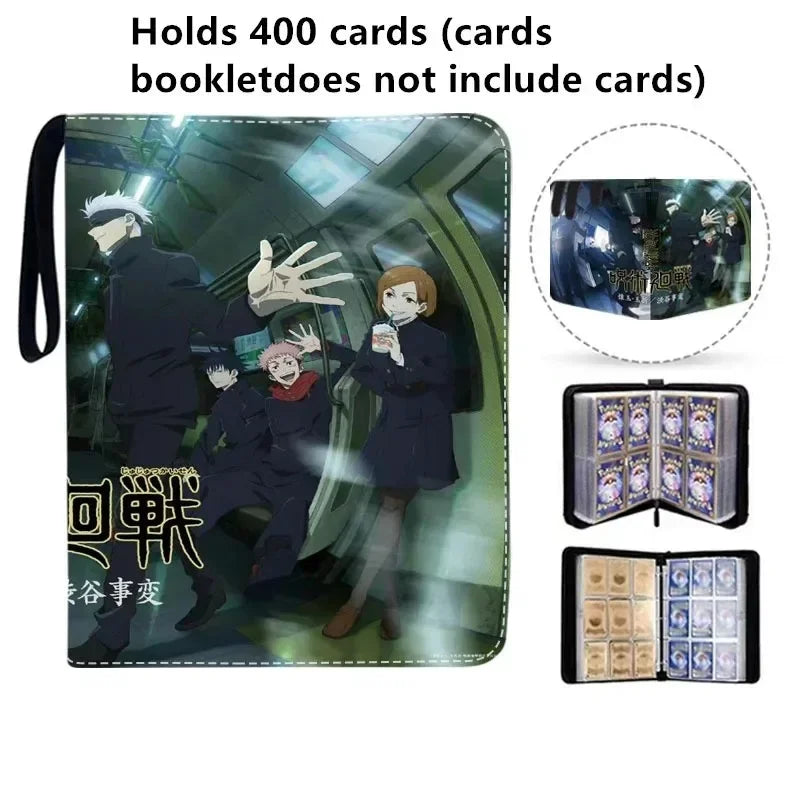 Anime Jujutsu Kaisen Collection 400pcs/900pcs Phantom Parade Card Album Book Card Zipper Game Cards Binder Holder kids Gift