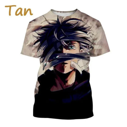 Jujutsu Kaiju Kaisen Gojo Satoru 3D Print T-shirt for Men and Itadoru Yuji, Graphic Fashion Clothes - Jujutsu Kaisen Merch - Free Shipping Buy Now