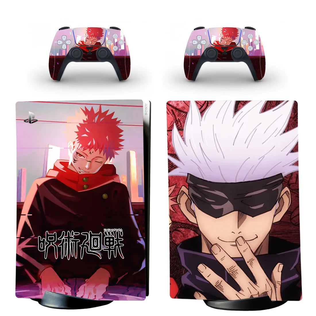 Jujutsu Kaisen Gojo PS5 Digital Skin Sticker Protector Decal Cover for Console Controller PS5 Digital Sticker Vinyl