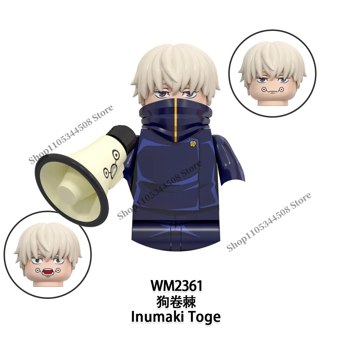 Jujutsu Kaisen MINI Puzzle Brick toys Makora Gojo Satoru Rogo Ryomen Sukuna Kugisaki Nobara Building Blocks Collection Gift