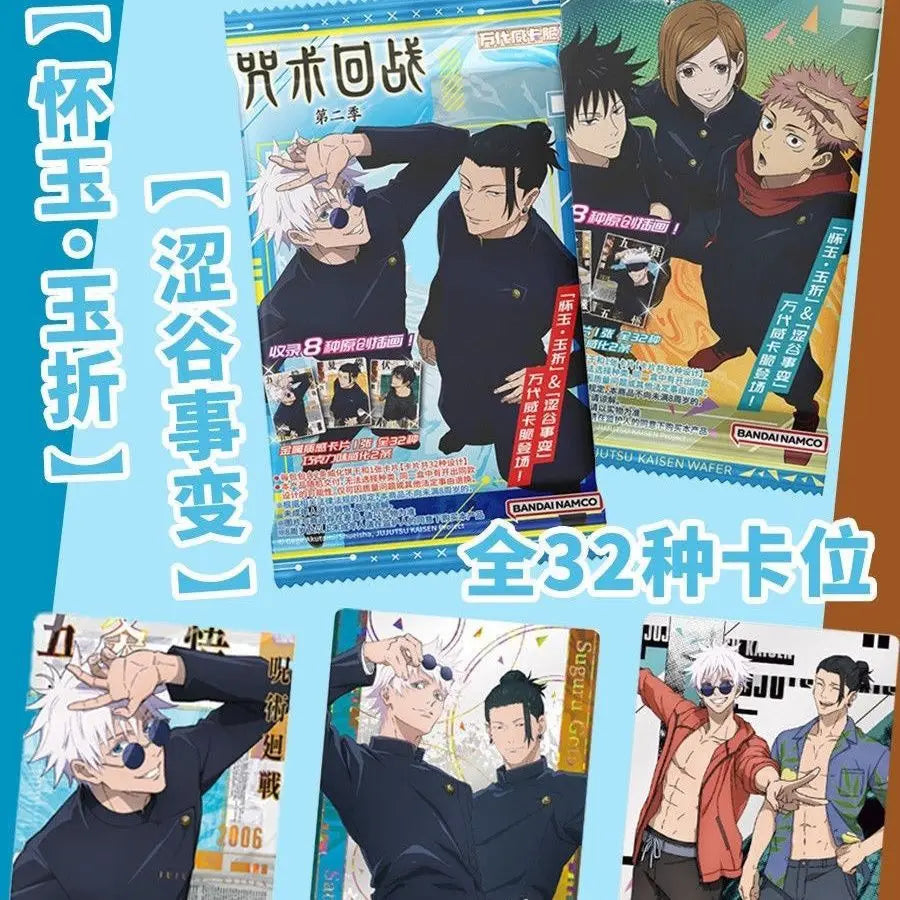 Jujutsu Kaisen Card Gojo Satoru Fushiguro Megumi Itadori Yuji Warlock Japanese Anime Character Games Collection Card Toy Gift