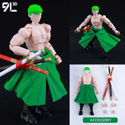 9L3D Mahoraga & Gojo Satoru 3D Printed Figures Set Jujutsu Kaisen Anime Multi-Jointed Poseable Model Collectible Toys Gift - Jujutsu Kaisen Merch - Free Shipping Buy Now