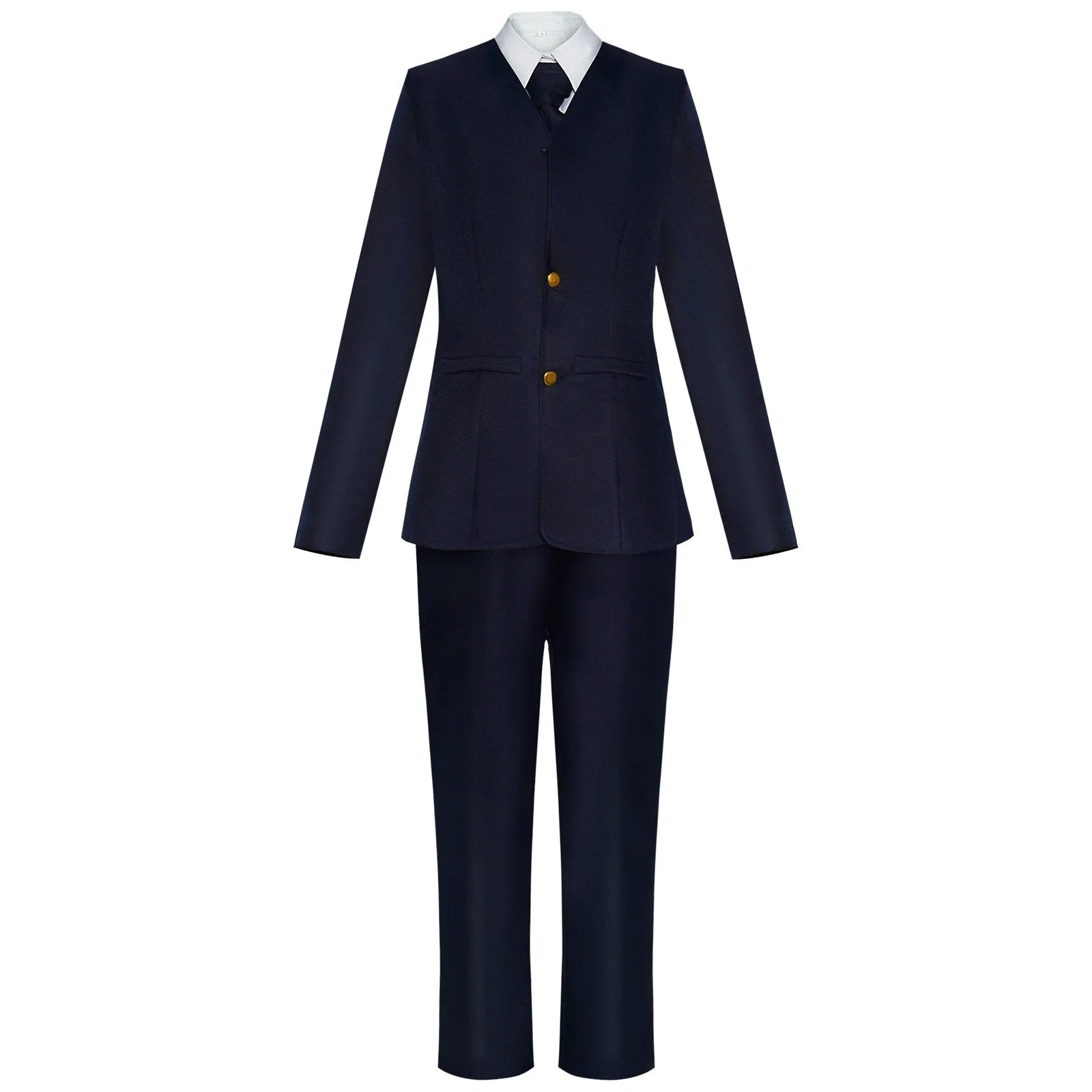 Anime Kaisen Miwa Kasumi Cosplay Costume Japanese Navy Blue High Halloween School Uniforms Coat Adult Woman Men Campus Suit - Jujutsu Kaisen Merch - Free Shipping Buy Now