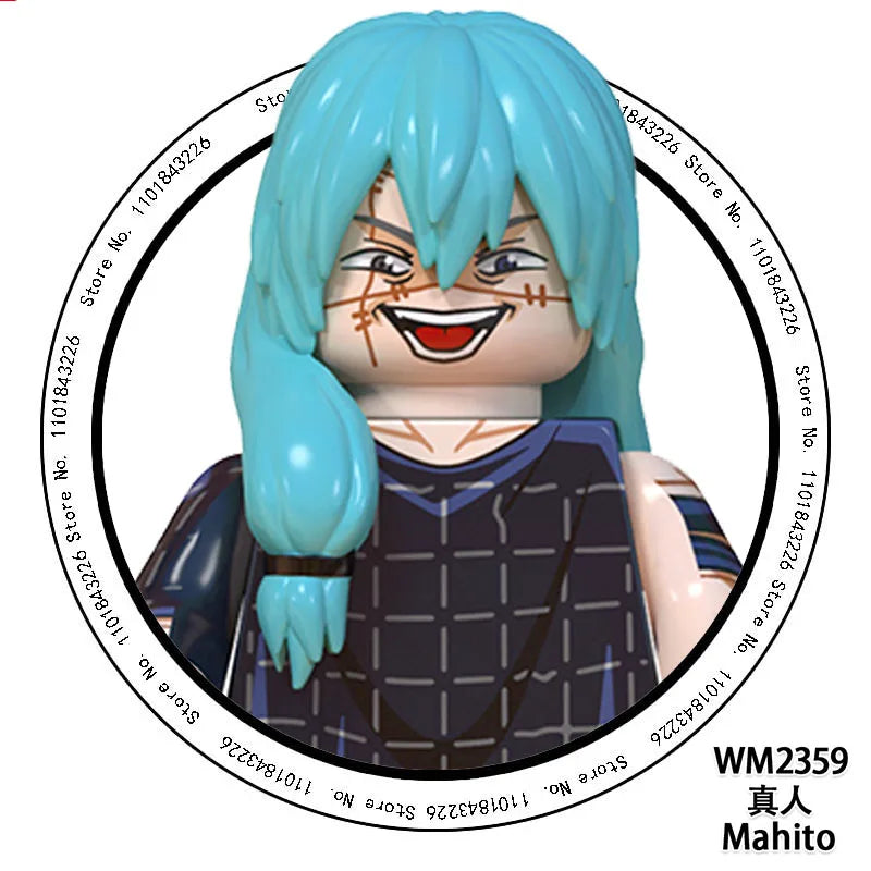 WM6202 Jujutsu Kaisen Building Blocks Itadori Yuji Gojo Satoru Ryomen Mini Action Figure Accessories Christmas Gift for Kids - Jujutsu Kaisen Merch - Free Shipping Buy Now