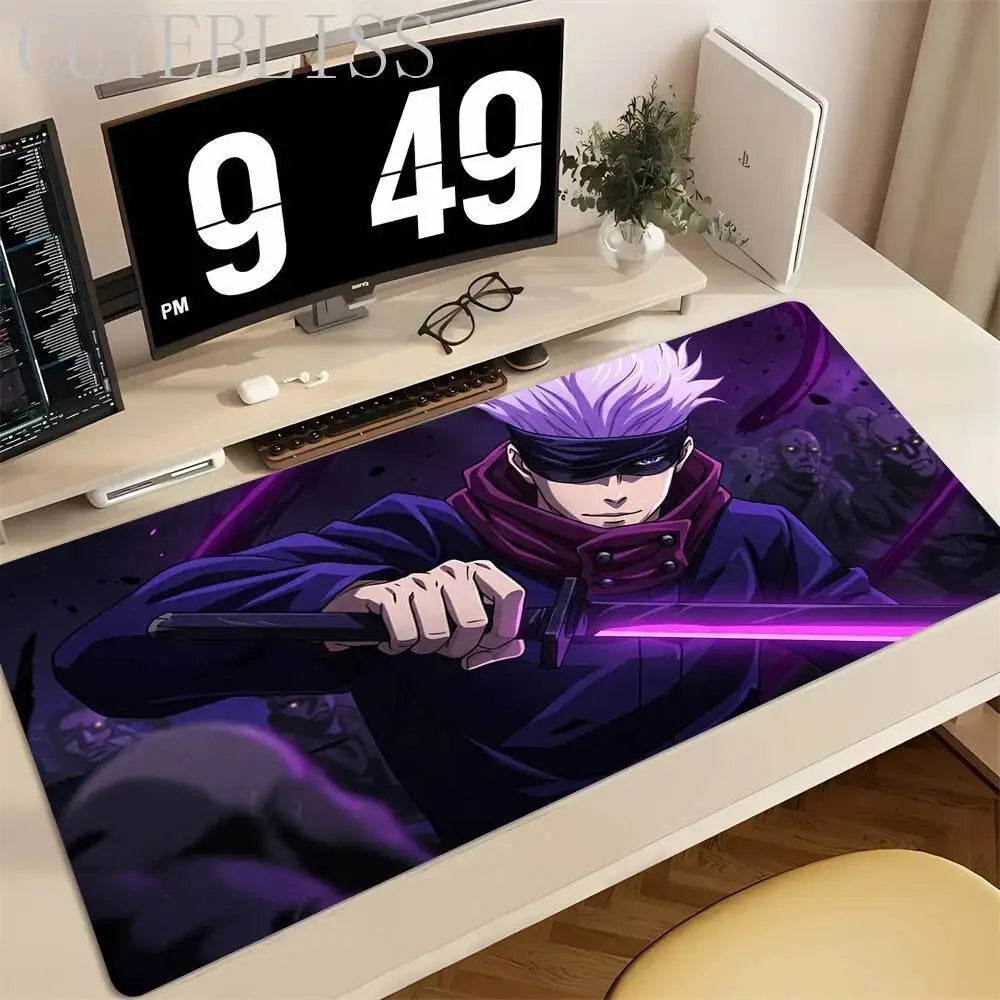 Hot Anime Jujutsu Kaisen Large Mouse Pad Ryomen Sukuna MousePads Computer Gaming Peripheral Accessories Desk Mat XXL 40x90CM