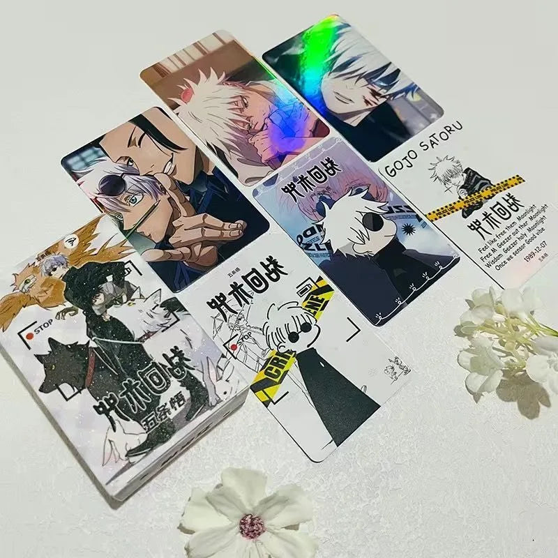 Jujutsu Kaisen Gojo Satoru Laser Lomo Cards Anime Collectible Photocard Gifts Hologram card anime lomo card