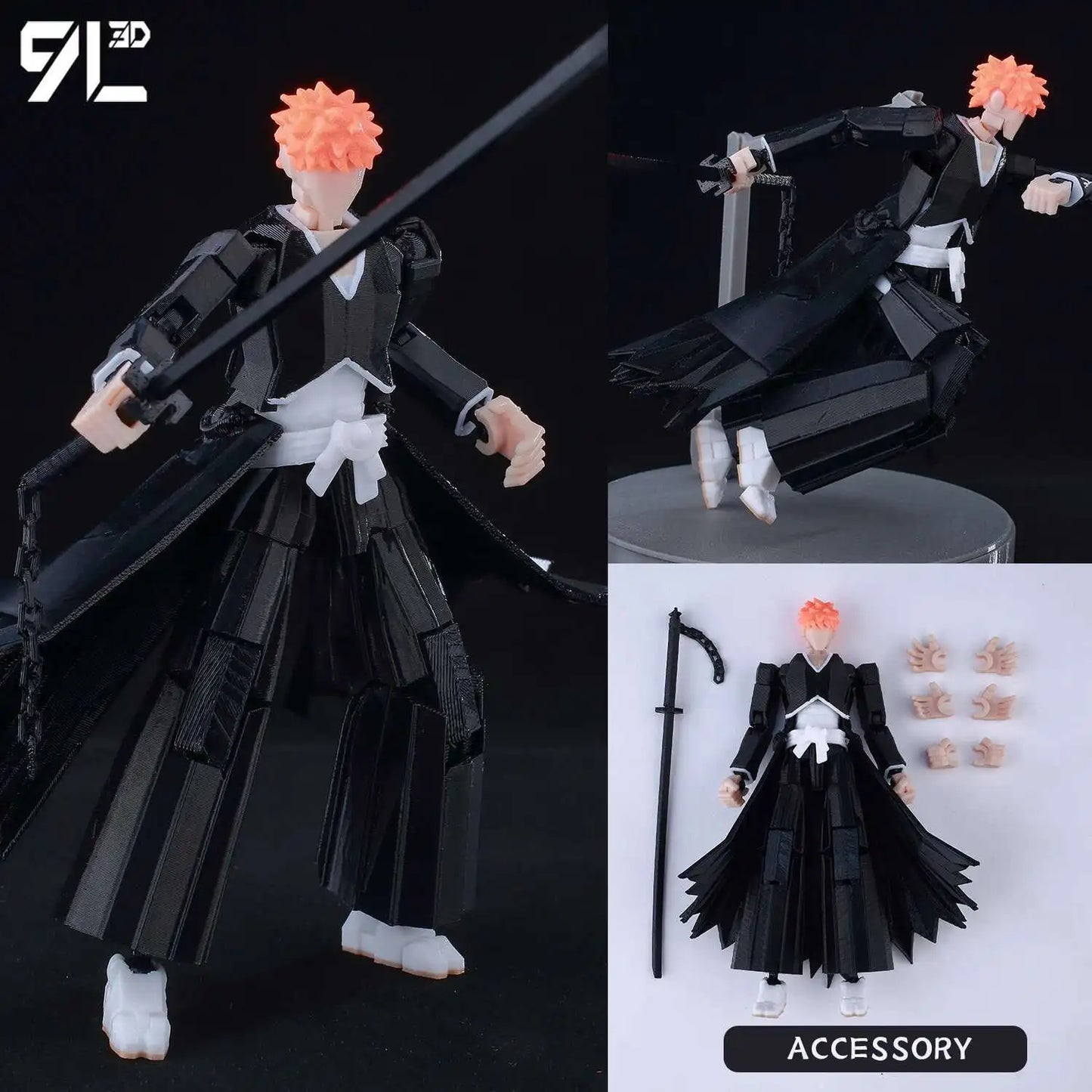 9L3D Printed Anime Naruto Jujutsu Kaisen One Piece Characters Lucky13 Dummy Action Figures Multi-Jointed T13 Mannequin Toys - Jujutsu Kaisen Merch - Free Shipping Buy Now