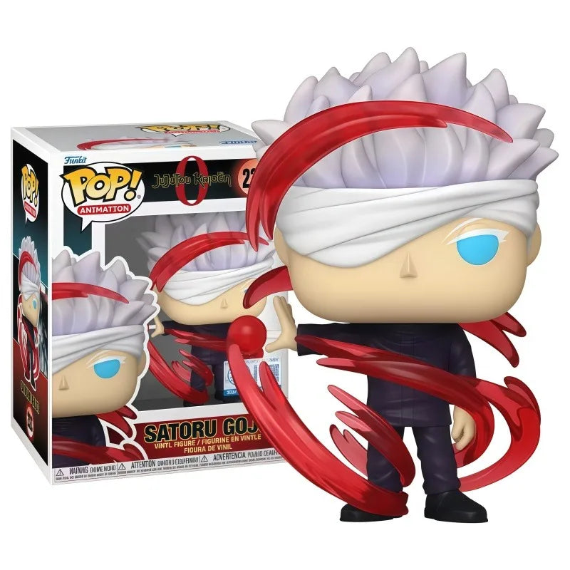 Funko POP Jujutsu Kaisen 0 Satoru Gojo Red Cursed Technique Exquisite Vinyl Figure Collectible Desktop Ornament Anime Fan Gift