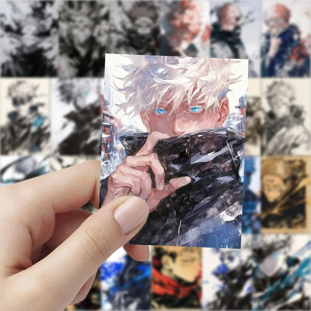 63 Jujutsu Kaisen Ink Wash Style Stickers (Anime) - Artistic Character Decals for Fans & Decor（ Anime Worlds Store）