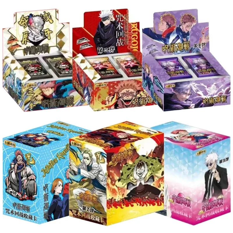 Jujutsu Kaisen Anime Character Collection Deluxe Rare Full Set - Gojo Fushiguro Megumi Itadori Card Game Toy Japanese